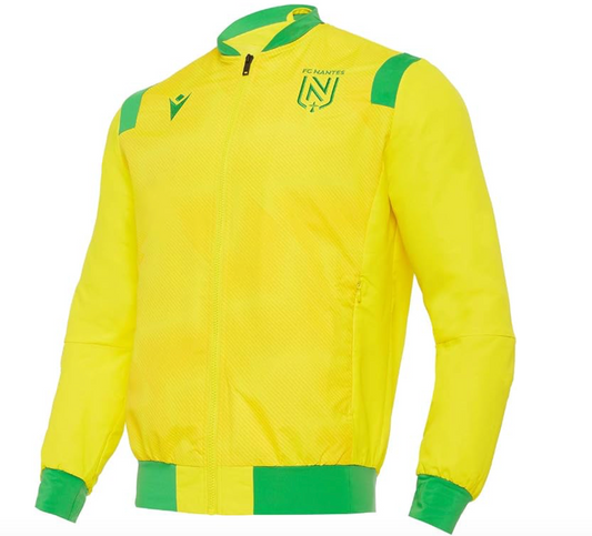 Macron Nantes Warm Up Anthem Jacket / Yellow / RRP £55