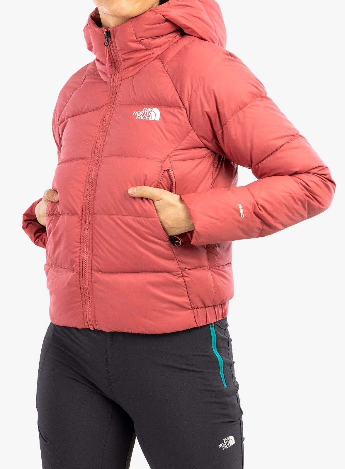 The North Face Women's Hyalite Down Puffer Jacket Coat / Slate Rose / RRP £190