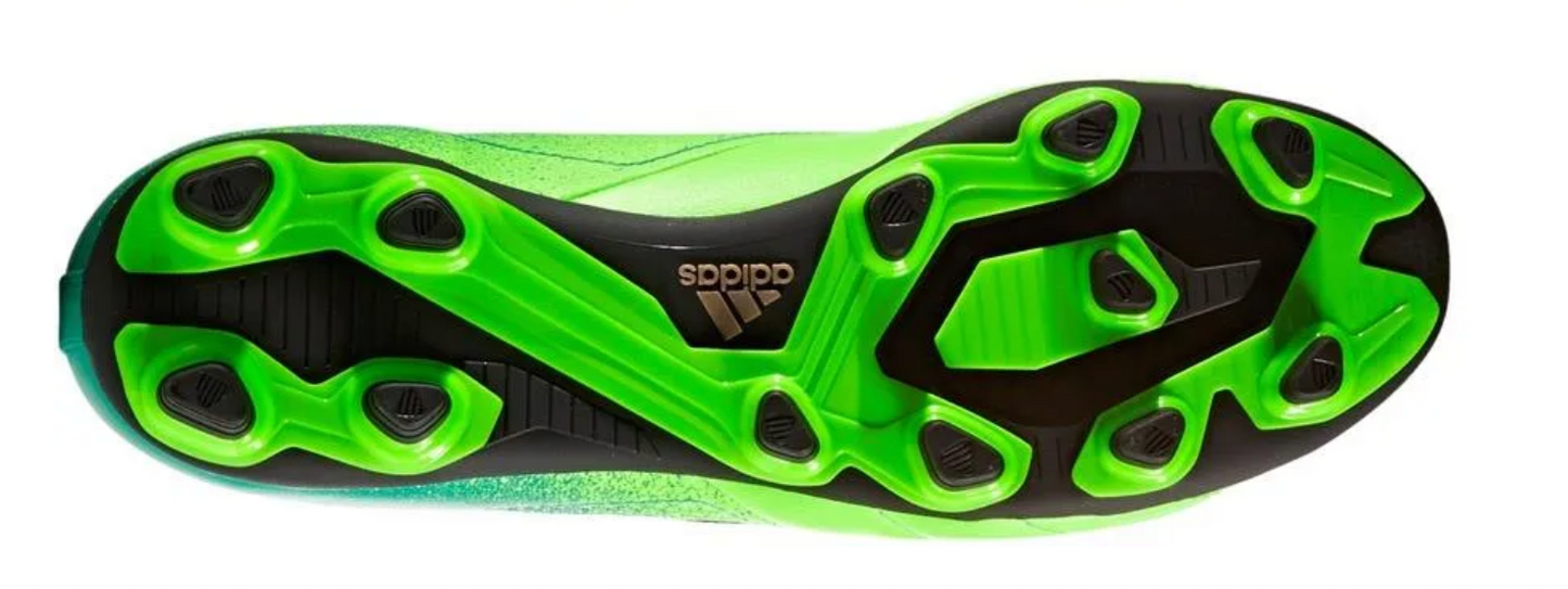 Adidas Men's Ace 17.4 FXG Football Boots / BNIB / Solar Green Black / RRP £40