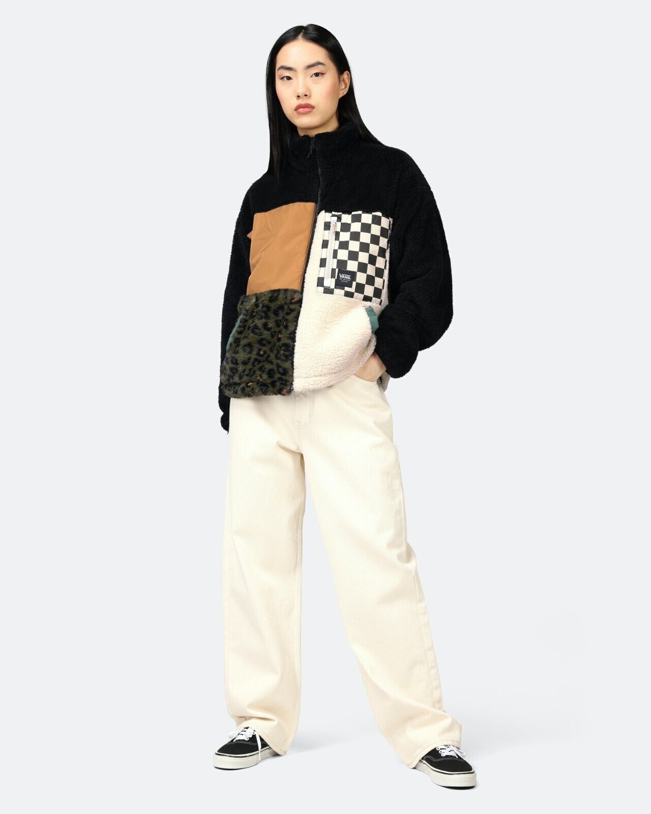 Vans Womens Makin It Patch Jacket / Black / RRP £140
