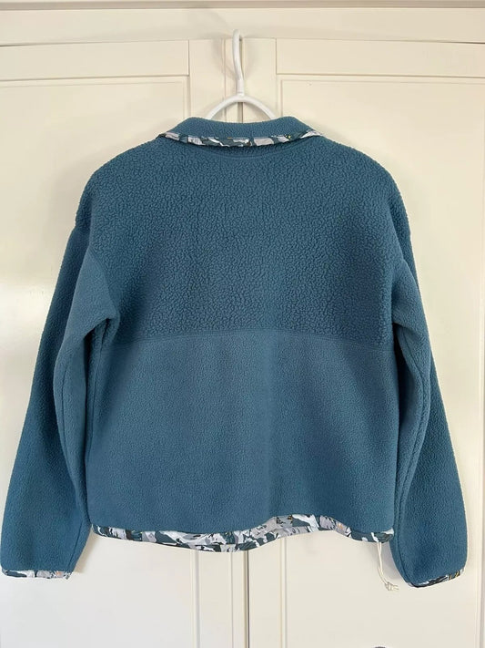 The North Face Womens Liberty 1/4 Snap Fleece / Mallard Blue / RRP £180