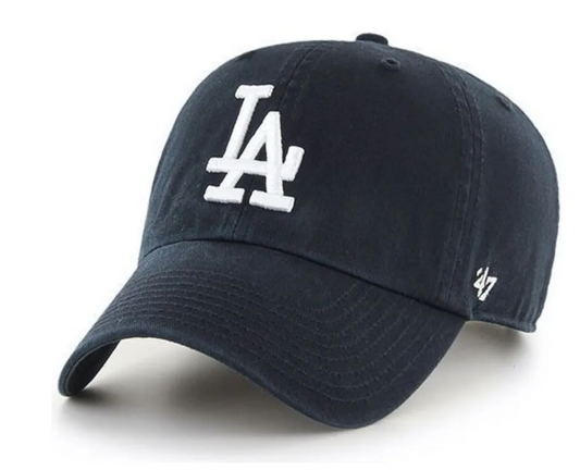 Los Angeles Dodgers LA 47 Clean UP MLB Cap / Black / RRP £28