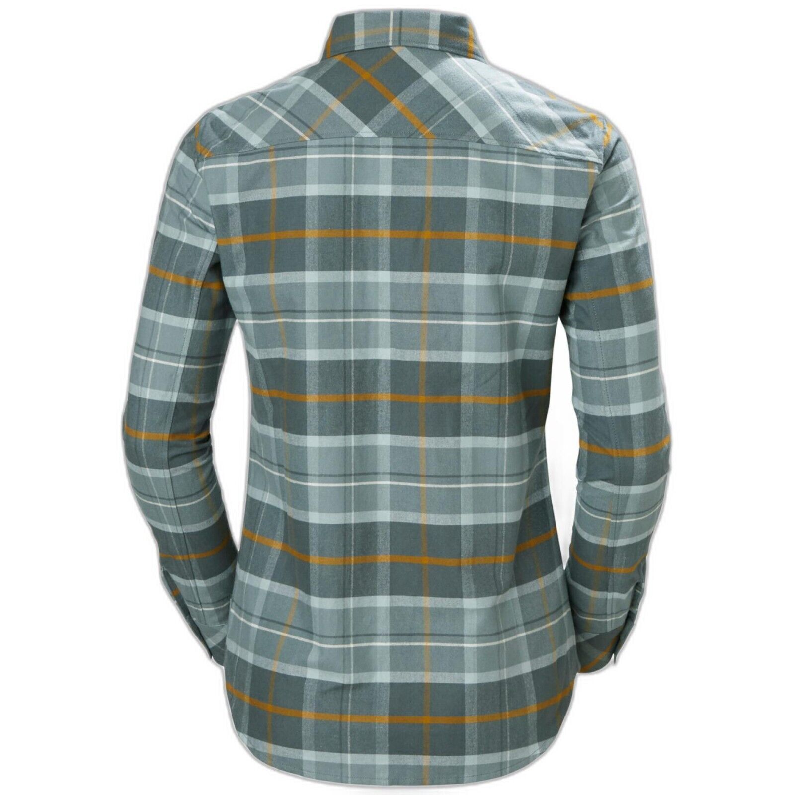 Helly Hansen Womens Check Long Sleeve Shirt / Pine Green / RRP £75