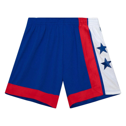 Mitchell & Ness Mens New Jersey Nets 1973 Basketball Shorts / Blue / RRP £70
