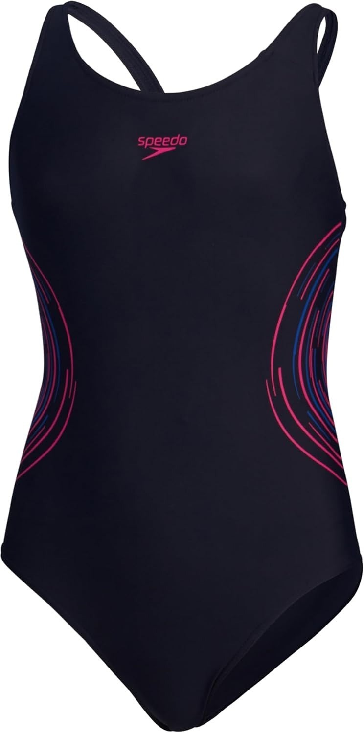 Speedo Girls Muscleback Swimsuit / Black / RRP £18