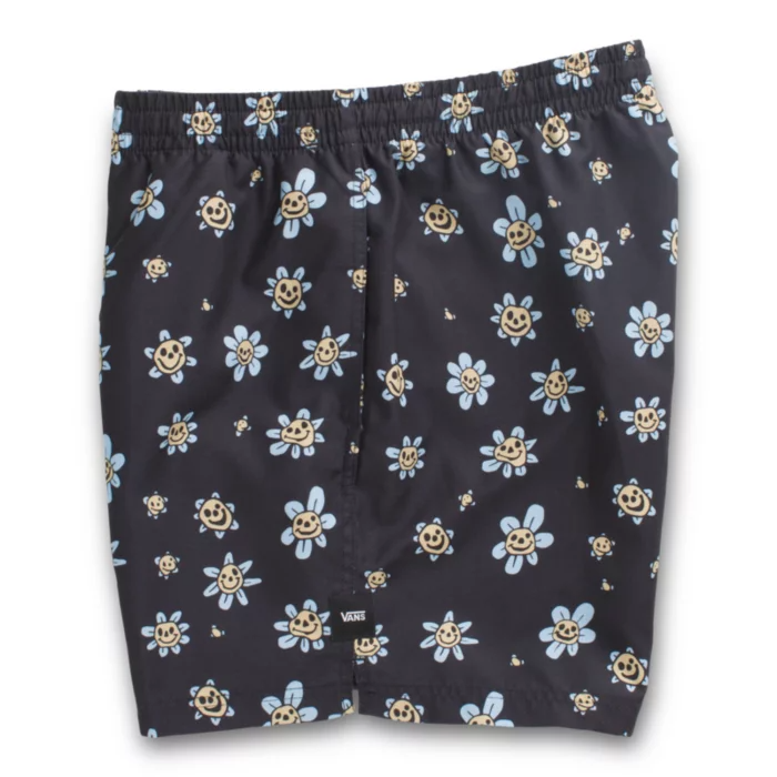 Vans Mens Volley Boardshorts / Black Blue / RRP £47