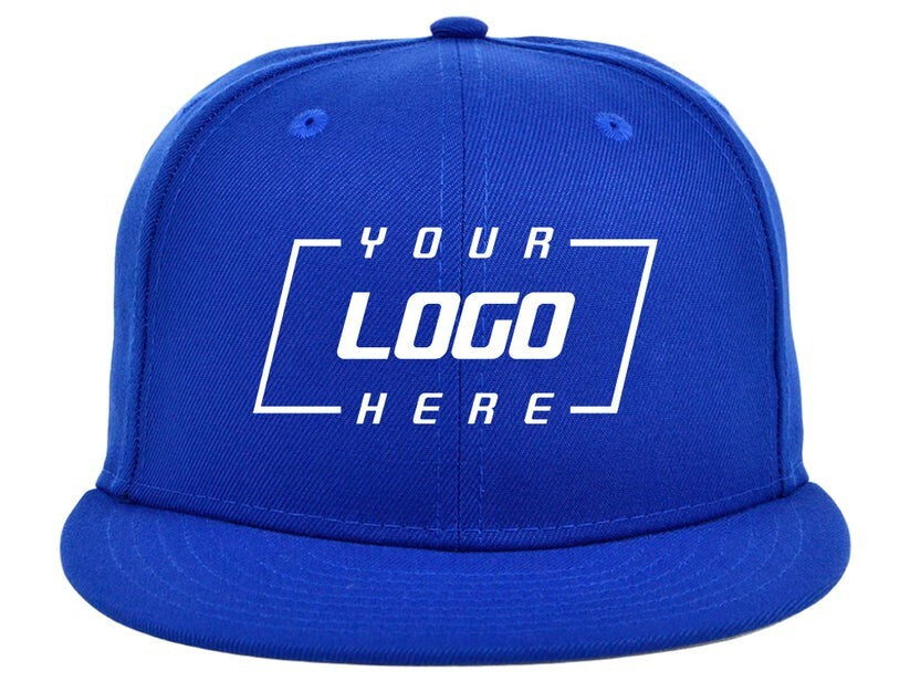 Unisex Plain Dime Snapback Hat / Royal Blue / £22