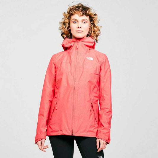THE NORTH FACE WOMENS / NEVERO RAIN JACKET / RADIANT ORANGE / M / RRP £140