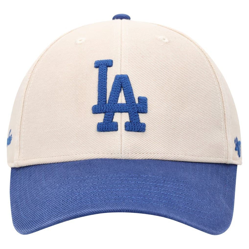 47 Brand LA Dodgers MVP Cooperstown Cap / Beige Royal Blue / RRP £35