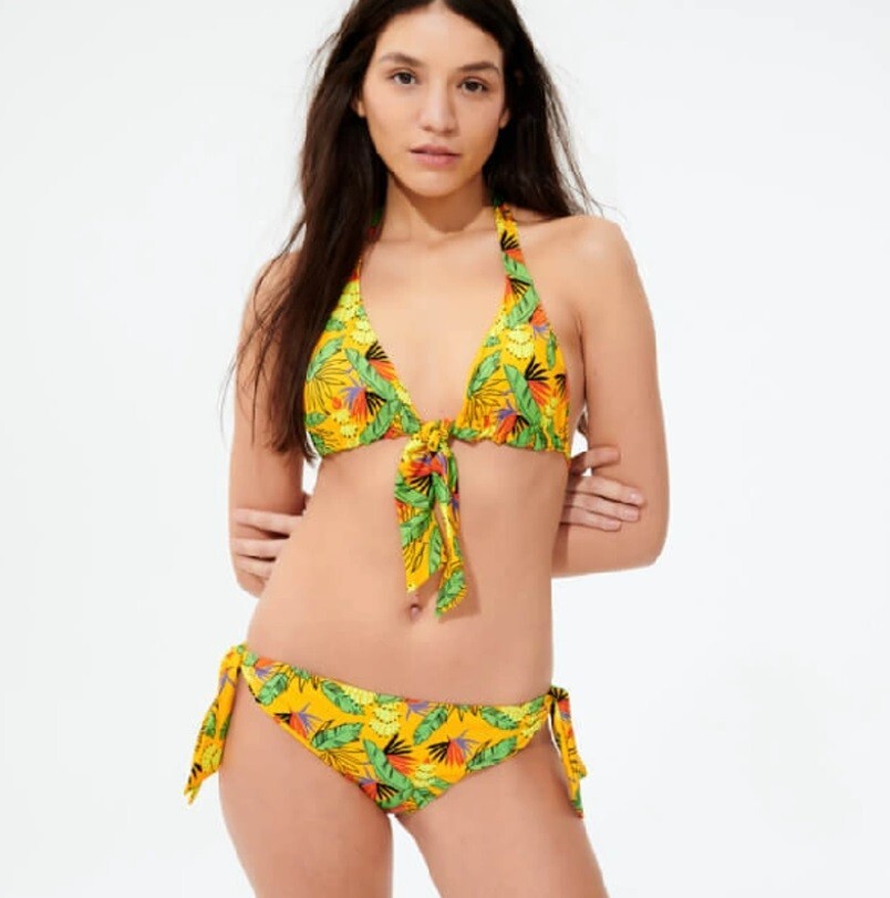 Vilebrequin Bikini Top / Women’s / Flower / Curry Yellow / RRP £110