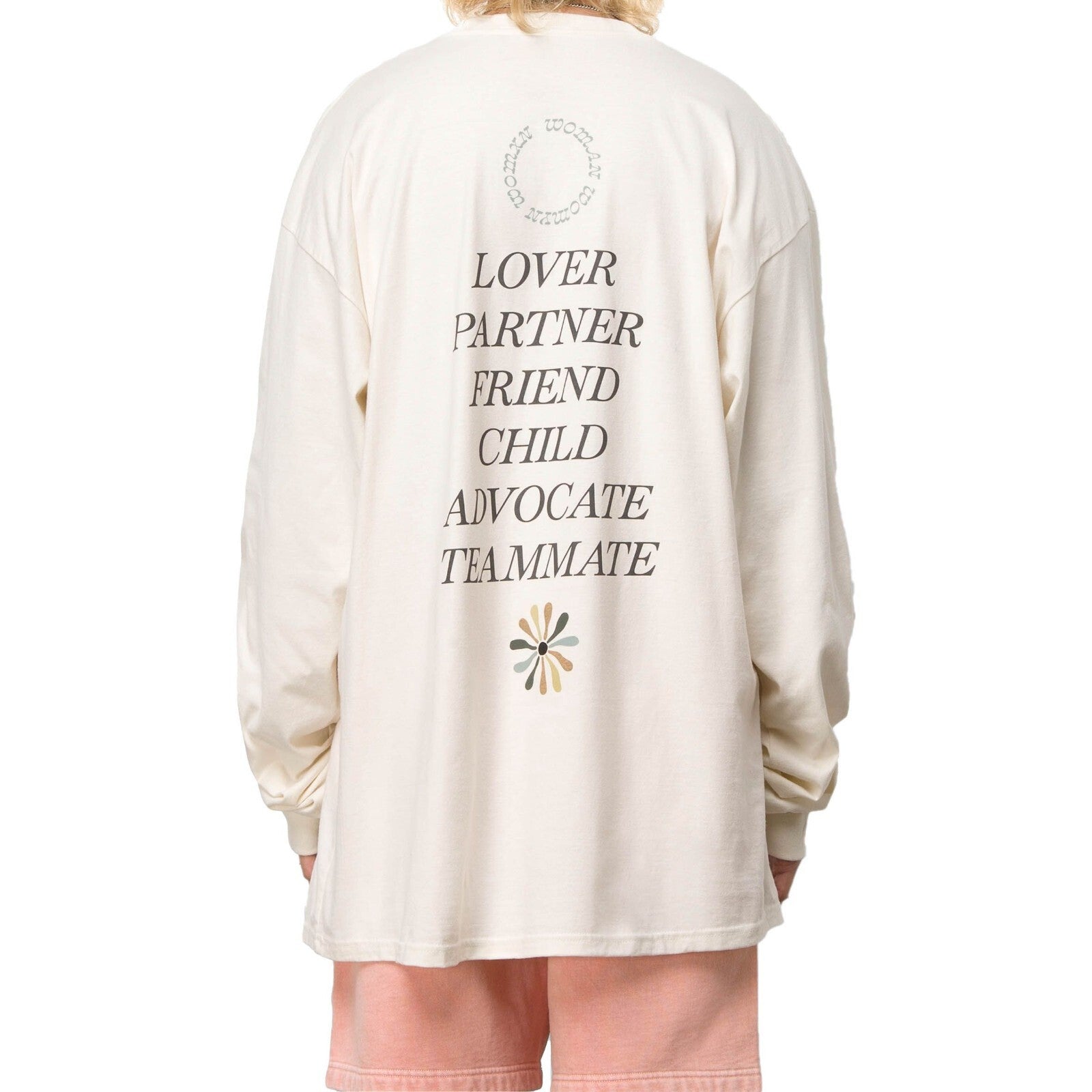 Vans Unisex Divine Energy Long Sleeve T-Shirt / Off White / RRP £35