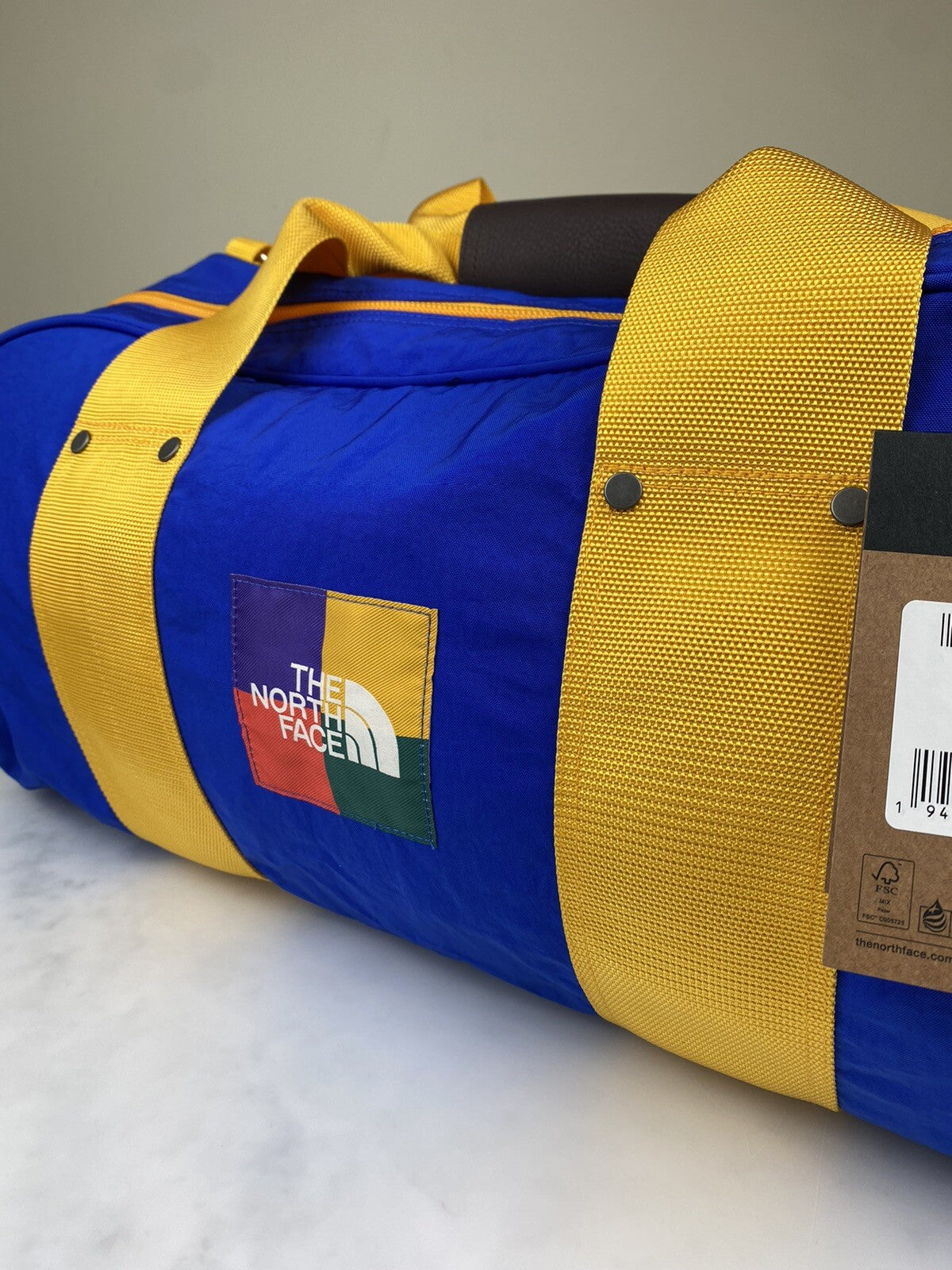 The North Face Colour Block Duffel Bag / BNWT / Blue