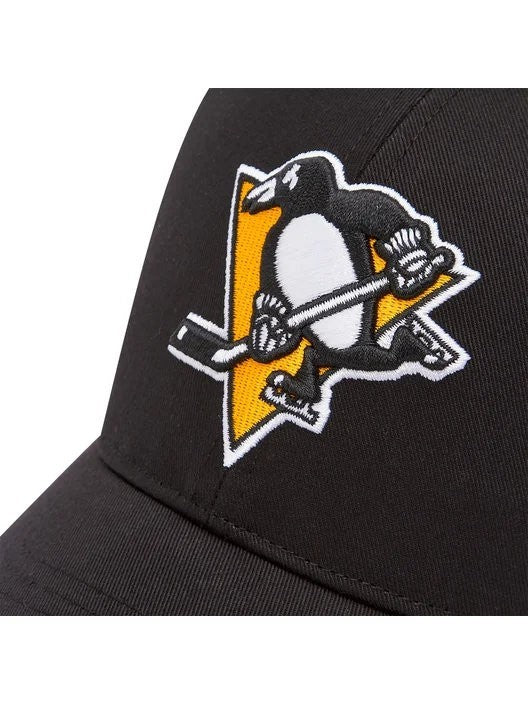 47 Brand Adult Pittsburgh Penguins Branson MVP Trucker Cap / Black / RRP £32