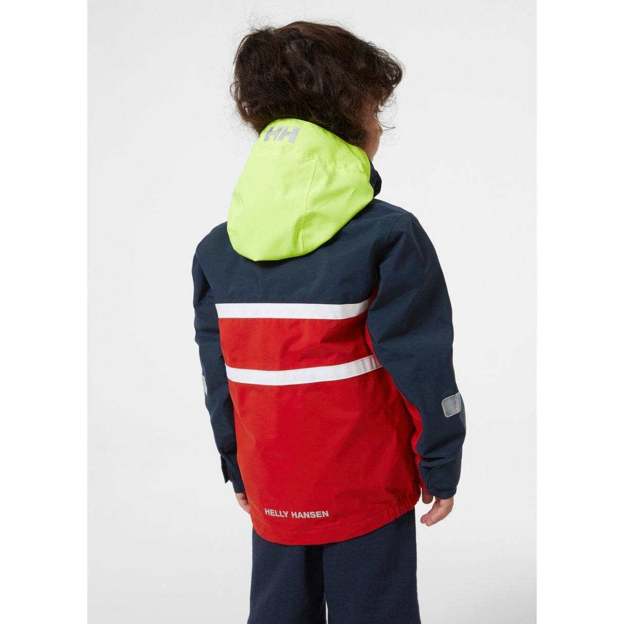 Helly Hansen Kids Saltholm Waterproof Ski Jacket / Navy Red / RRP £85