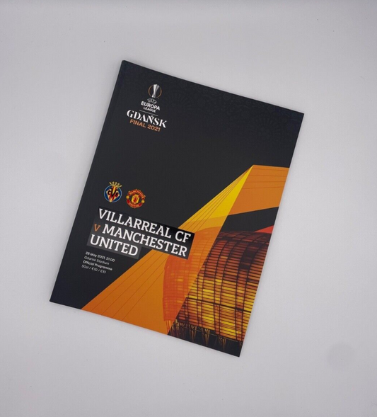 Villarreal v Manchester United UEFA Europa League Final Gdansk Official Program
