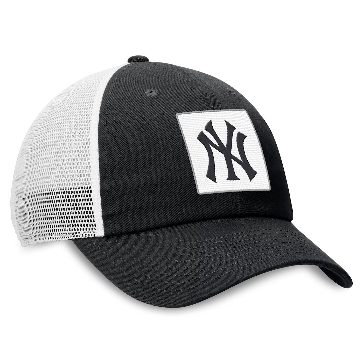 Nike New York Yankees MLB Rise Structured Trucker Cap / Black White / RRP £38