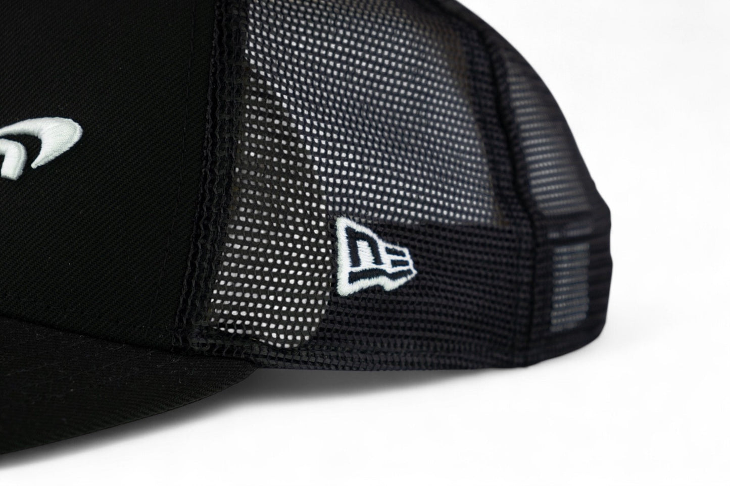 New Era Mclaren F1 Word 9FORTY A Frame Trucker Cap / Black White / RRP £36