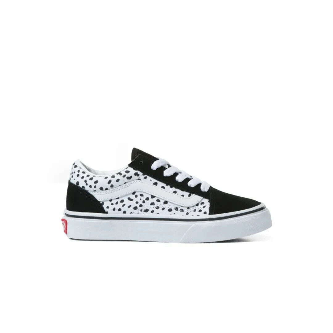 Vans Kids Old Skool Trainers / Black White Dalmatian / RRP £40