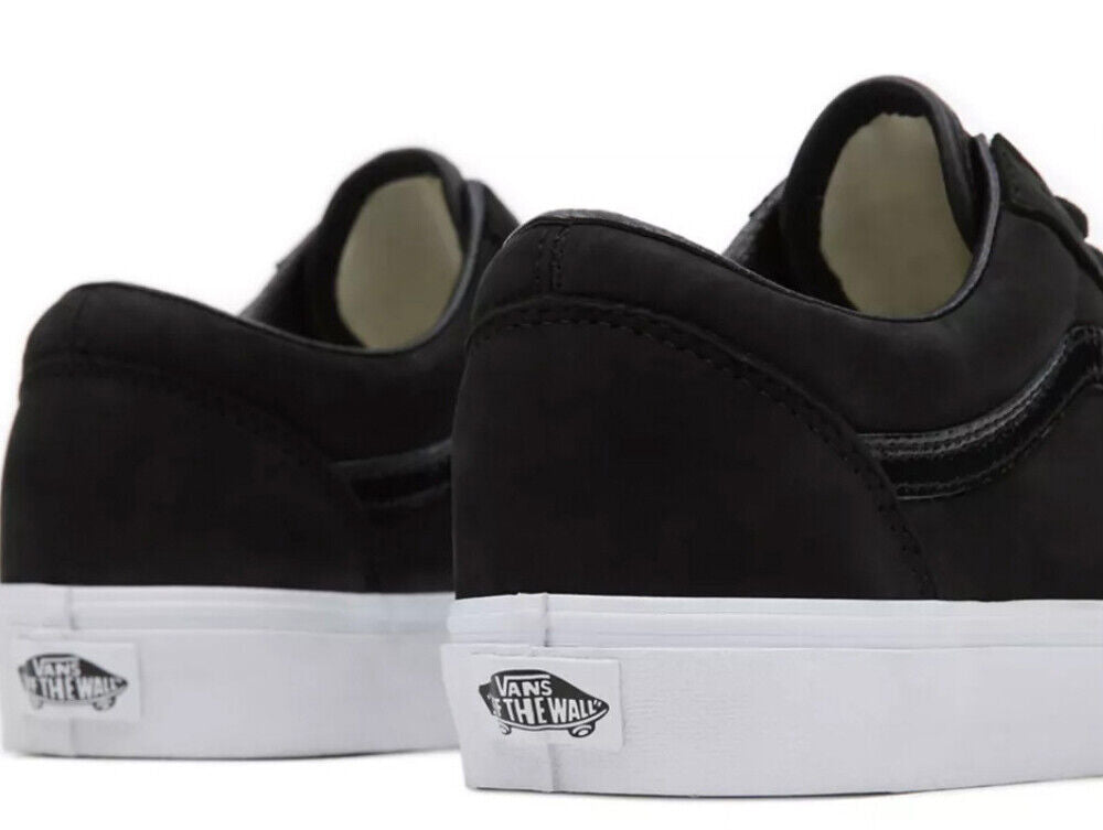 Vans Unisex Old Skool Trainers / Matte Shine Black True White / RRP £75