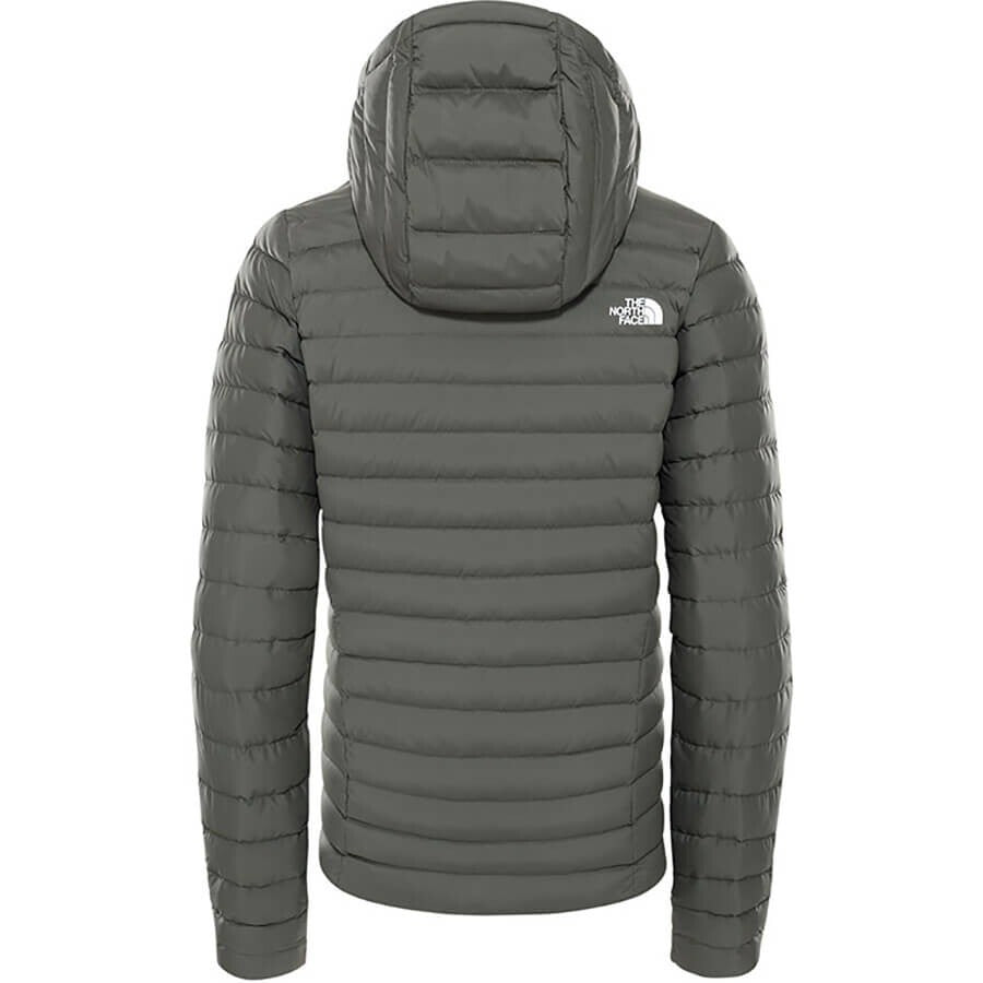 The North Face Womens Stretch Down Hoodie Jacket / New Taupe Green / RRP £245