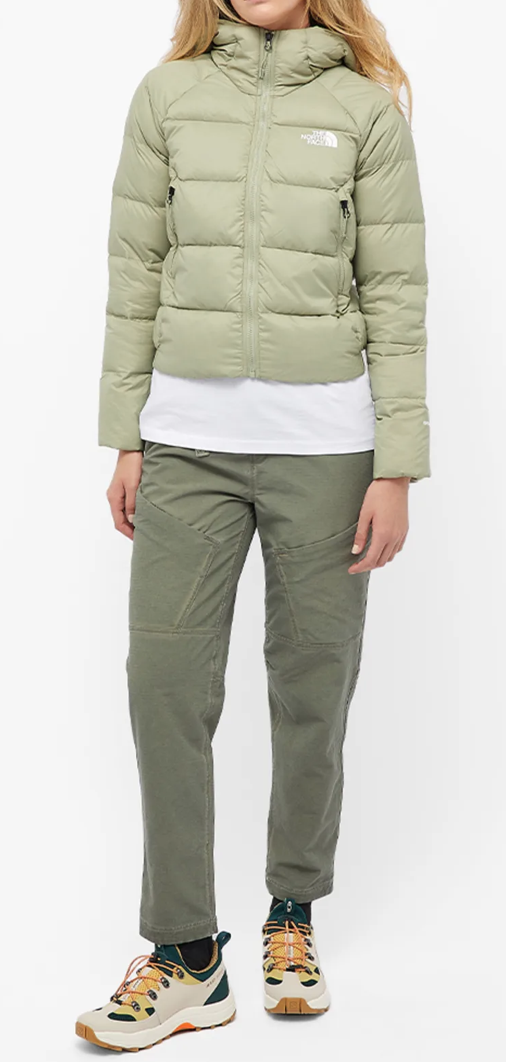 The North Face Women's Hyalite Down Hoodie Jacket / BNWT / Tea Green / RRP £200