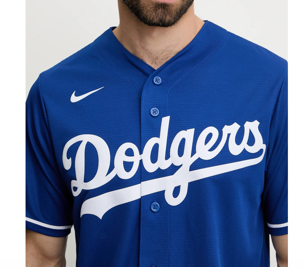 Nike LA Dodgers Baseball Jersey / Blue / RRP £95