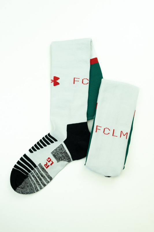 Under Armour 2019-20 Lokomotiv Moscow Away Socks / White / Mens / RRP £14.99