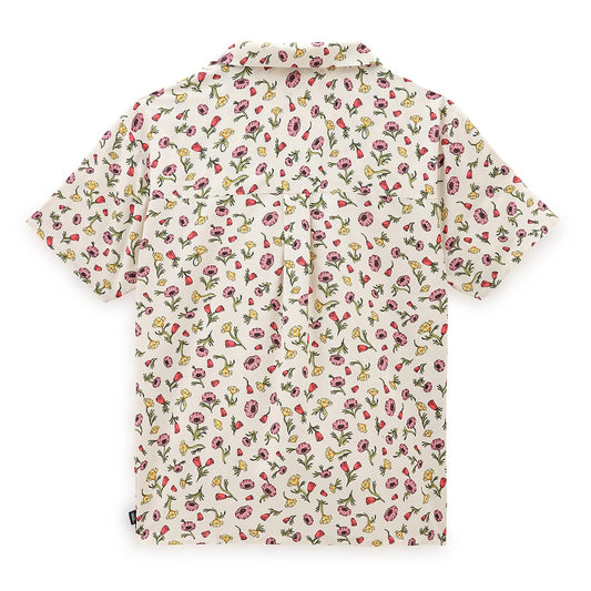 Vans Womens WYLD Printed Resort Shirt / Marshmallow Floral / RRP £42