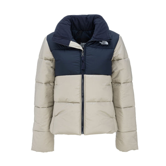 The North Face Womens Saikuru Puffer Jacket / Beige Navy / RRP £200