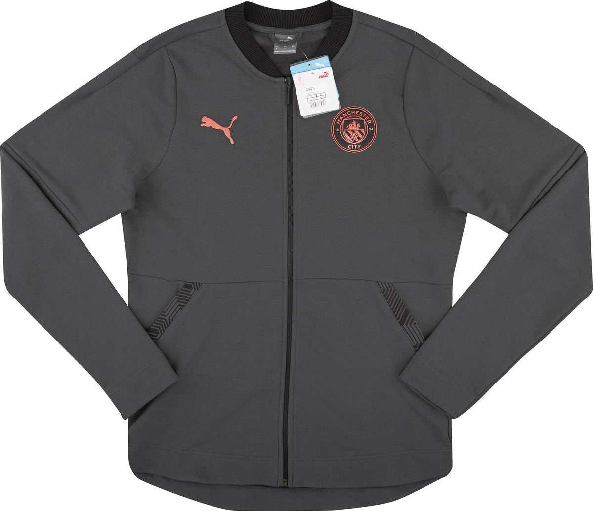 Puma Mens 2020-21 Manchester City Puma Casuals Track Jacket / Grey / RRP £64.99