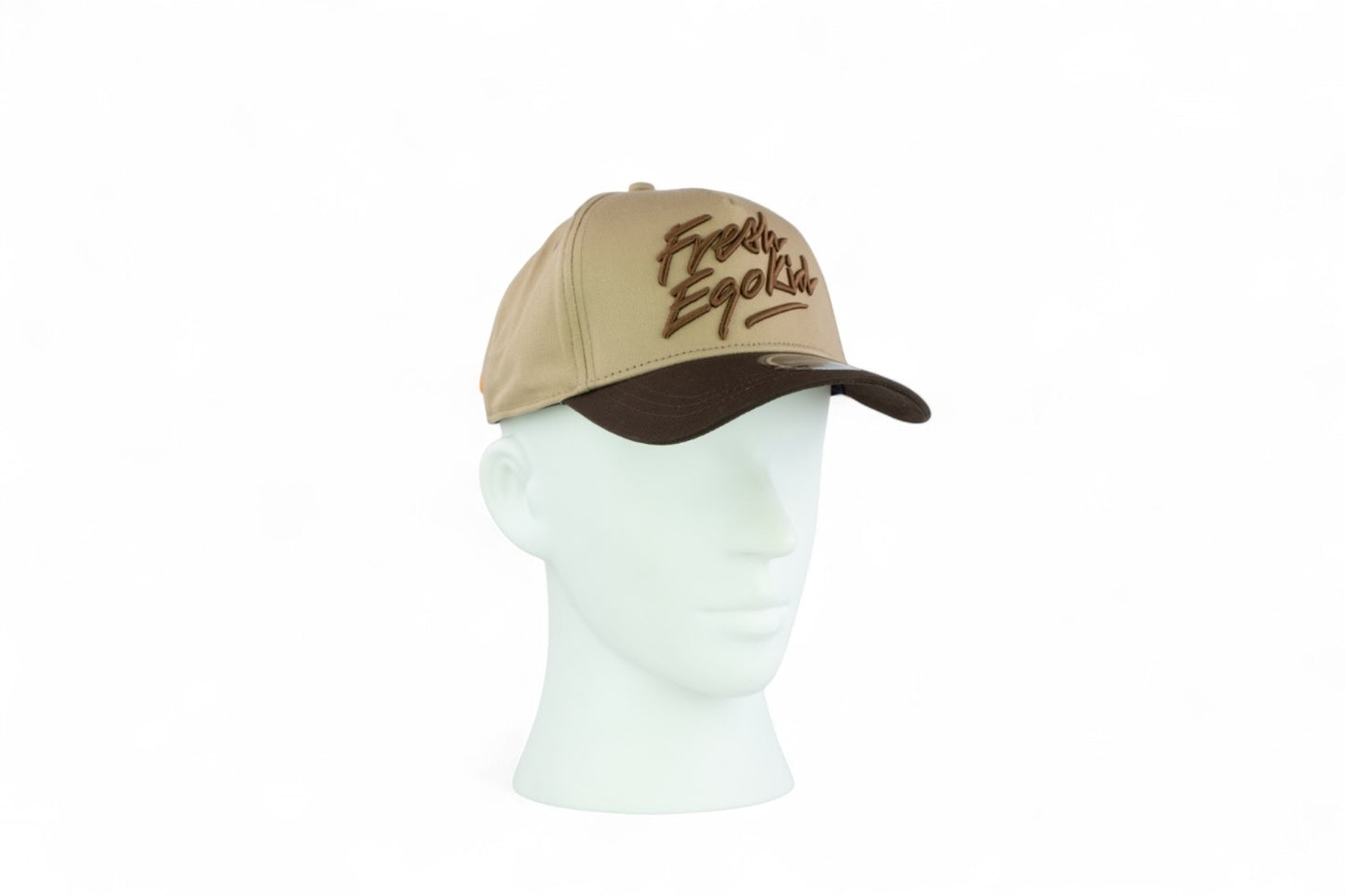 Fresh Ego Kid Script Cap / Beige Brown / RRP £35