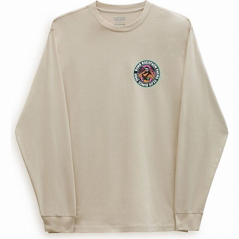 Vans Mens Aloha LS T-Shirt / Beige / RRP £65