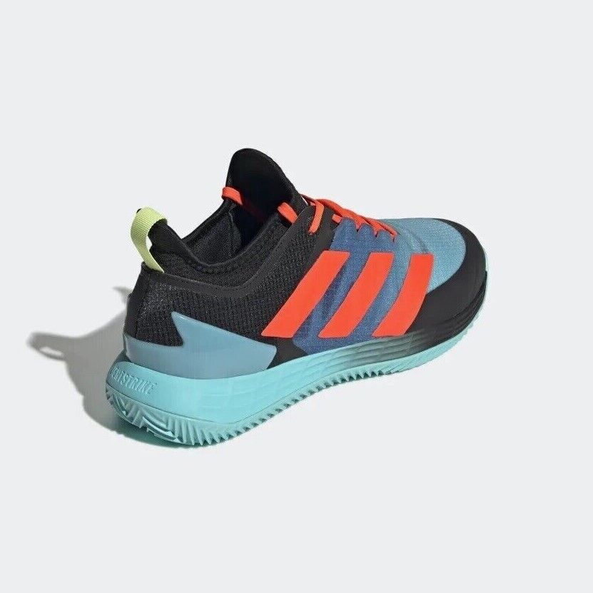 Adidas Mens Adizero Ubersonic 4 Tennis Shoes / Black Aqua / RRP £130
