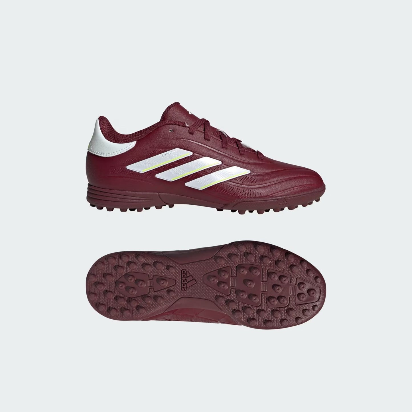 Adidas Kids COPA PURE 2 LEAGUE TF J Trainers / BNIB / Burgundy / RRP £50