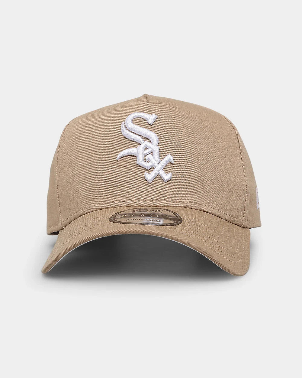 New Era Chicago White Sox 9Forty A-Frame Snapback Cap / Camel White / RRP £27