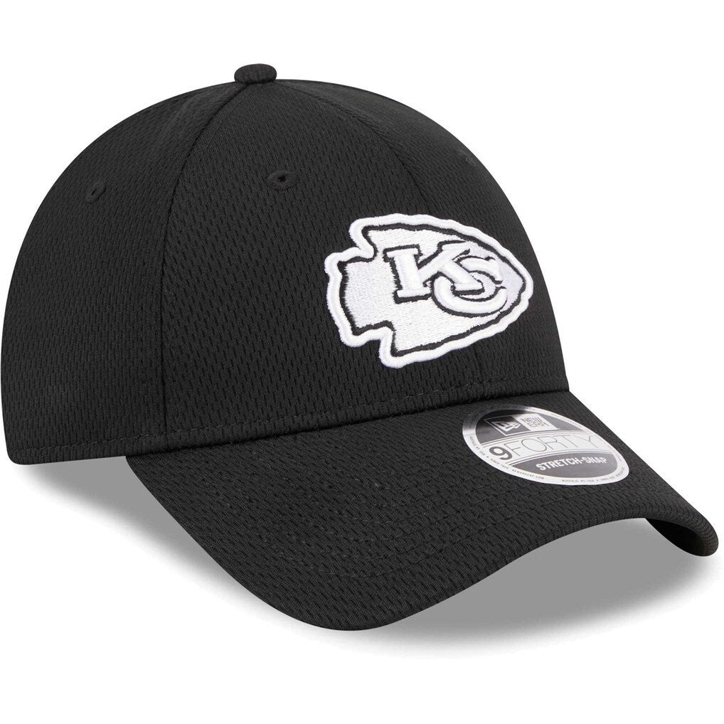 New Era Adult Kansas City Chiefs 9Forty Adjustable Cap / Black / RRP £24