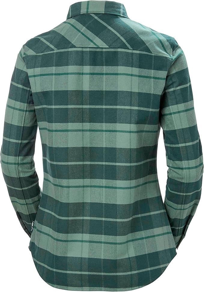 Helly Hansen Womens Classic Check Shirt / Green / RRP £75