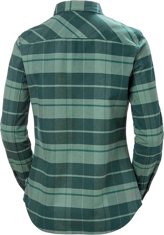 Helly Hansen Womens Classic Check Shirt / Green / RRP £75