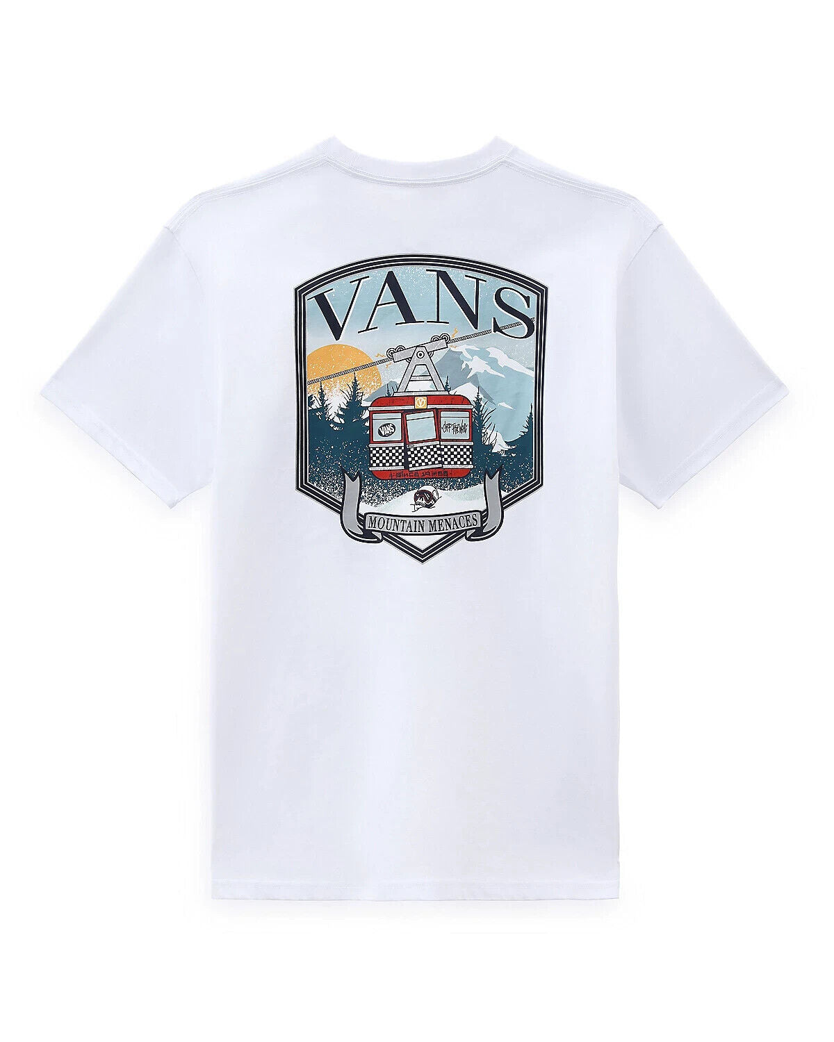Vans Mens Mountain Crest T-Shirt / White / RRP £30