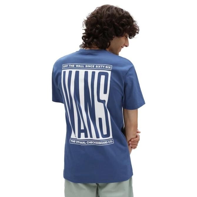 Vans Mens Type Stretch SS T-Shirt / True Navy / RRP £28