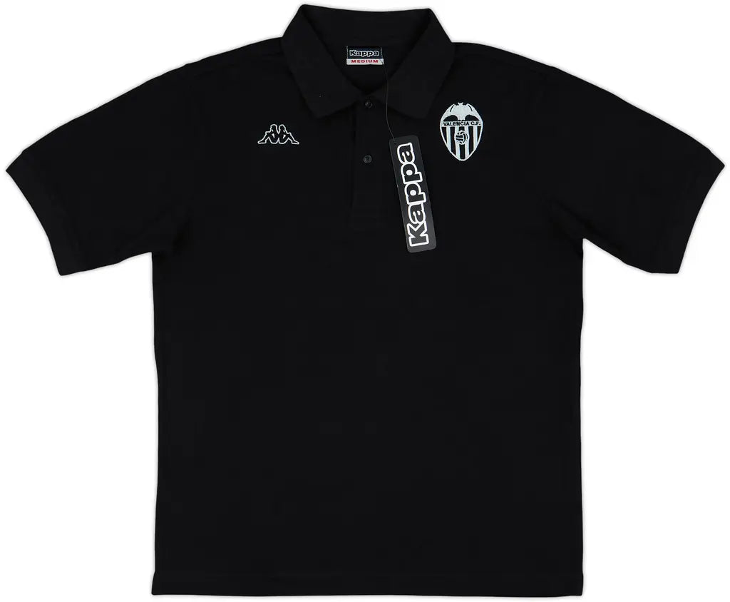 Kappa Mens 2009-10 Valencia Kappa Polo T-Shirt / Black / RRP £34.99