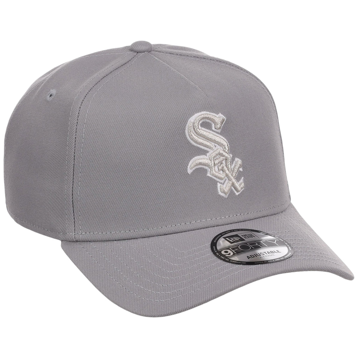 New Era Chicago White Sox 9Forty A-Frame Snapback Cap / Grey White / RRP £27