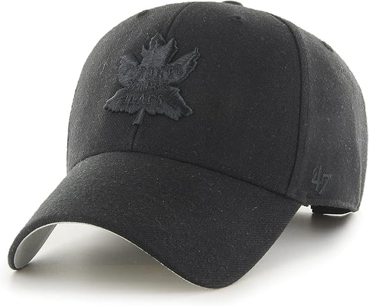 47 Brand Toronto Maple Leafs NHL MVP Snapback Cap / Black / RRP £35