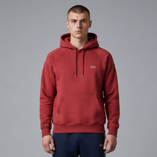 Rey Signature Crown Hoodie - Ruby Red