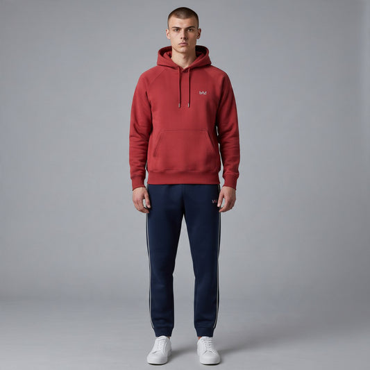 Rey Signature Crown Hoodie - Ruby Red