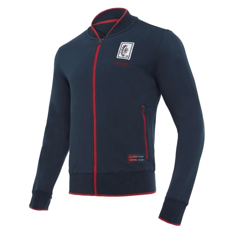 Macron Mens 2019-20 Cagliari 100Th Anniversary Track Jacket / Navy / RRP £64.99