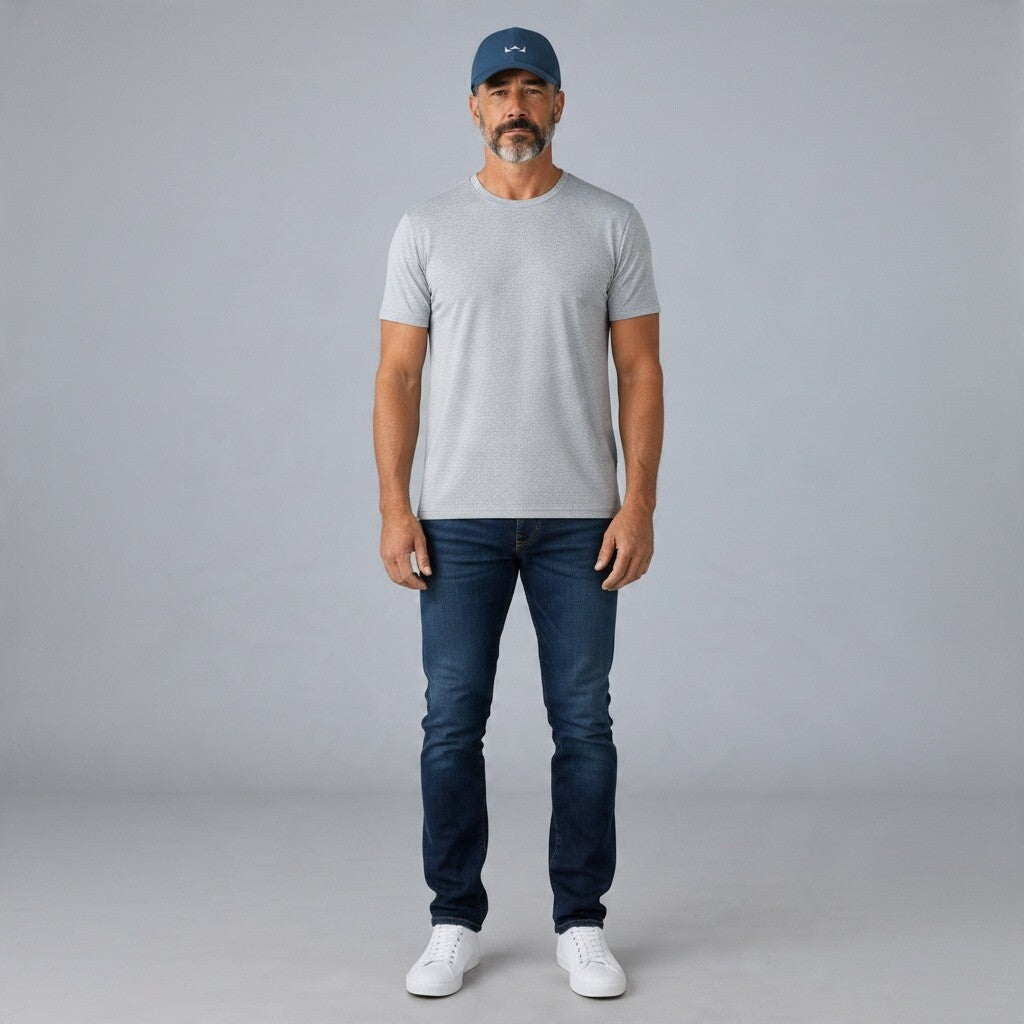 Rey Classic Crown Cap - Navy