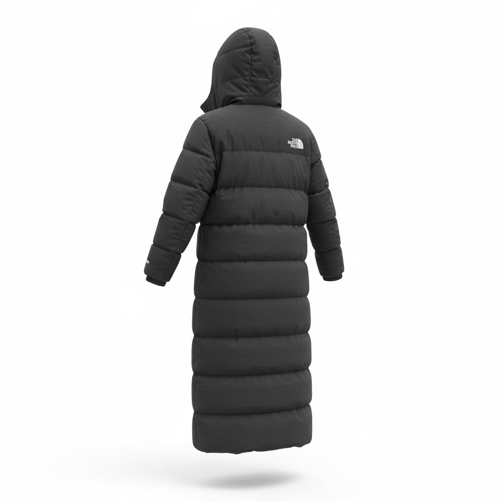The North Face Womens Triple C Long Puffer Jacket / Black / RRP £350