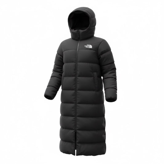 The North Face Womens Triple C Long Puffer Jacket / Black / RRP £350