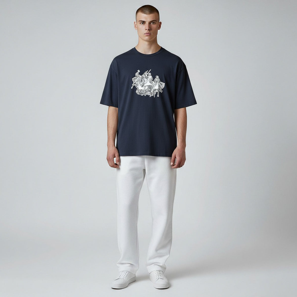 Rey Conquer Tee - Navy